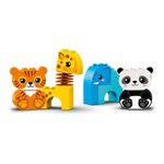 Lego 10955 duplo my first le train des animaux  jouet premier âge  jeu éducatif pour enfants et bébés agés de 1 an et plus