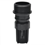 Vidaxl tuyau d'aspiration avec raccords 7 m 22 mm vert