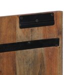 vidaXL Tête de lit multicolore 180 cm bois massif récupération
