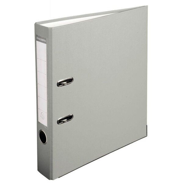 Classeur à levier A4 dos 5 cm gris EXACOMPTA