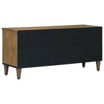 vidaXL Meuble TV Marron 100 x 33 5 x 46 cm Bois de mangue massif
