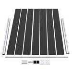 vidaXL Panneau de clôture WPC 180x146 cm Noir