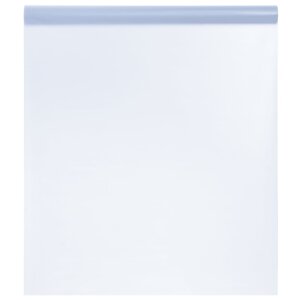 vidaXL Film de fenêtre statique dépoli gris 60x1000 cm PVC