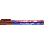 Marqueur papier encre brillante 30 marron 1 5-3 mm EDDING