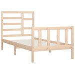 vidaXL Cadre de lit sans matelas 90x200 cm bois de pin massif
