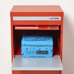 Boîte à colis Extra Large Rouge 2 portes Acier galvanisé SMART PARCEL BOX®