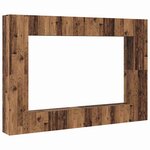 vidaXL Ensemble meuble TV 8 Pièces Bois ancien 100 x 30 x 30 cm
