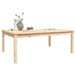 vidaXL Table de jardin 121x82 5x45 cm bois massif de pin