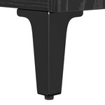 vidaXL Buffet Chêne noir 32 5 x 69 5 x 90 cm Bois d'ingénierie