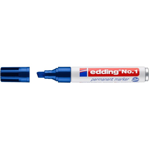 Marqueur Permanent N°1 Bleu 1-5 mm x 10 EDDING
