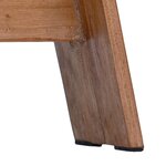 vidaXL Tabouret Naturel 40 x 25 x 31 cm Bois d'Acajou
