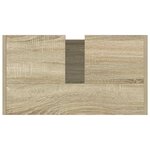 vidaXL Armoire de bain chêne sonoma 58x33x60 cm bois d'ingénierie