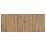 vidaXL Tête de lit avec armoire avec tiroir 3 Pièces Chêne artisanal