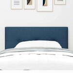 vidaXL Tête de Lit LED avec des lumières à LED Bleu 100 cm tissu