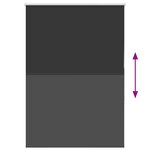 vidaXL Store enrouleur occultant largeur du tissu 110 7 cm polyester