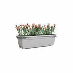 Jardinière VENEZIA RE KIT 50 ma - Gris clair - L49 x P27 5 x hauteur 20 cm