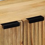 vidaXL Buffets 3 Pièces marron 60x33x75 cm bois massif de manguier
