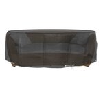 vidaXL Housses pour salon îlot 2 Pièces 8 œillets Ø188x50 cm rond