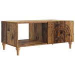 vidaXL Table basse Bois ancien 90 x 50 x 40 cm Bois d'ingénierie