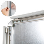 Tectake Panneau publicitaire double face A1 avec base lestable
