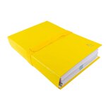 Chemise Extensible Balacron Sans Rabat Sangle Scratch - 24x32cm - Jaune - X 10 - Exacompta