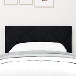 Tête de lit LED vidaXL Design en blocs de diamant Noir 80 cm Tissu