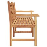 vidaXL Banc de jardin Marron 150 x 60 x 90 cm Bois de teck solide