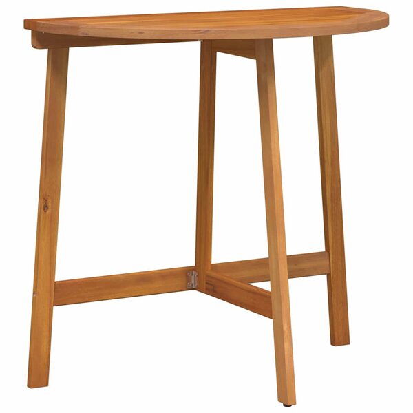 vidaXL Table de Jardin Marron 78 x 46 x 75 cm Bois d'acacia massif