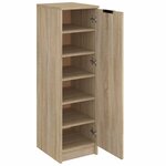 vidaXL Armoire à chaussures Chêne Sonoma 30x35x100cm Bois d'ingénierie
