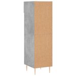 vidaXL Armoire à chaussures gris béton 30x35x105 cm bois d'ingénierie