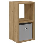 vidaXL Table de chevet Chêne artisanal 25 5 x 22 x 49 5 cm