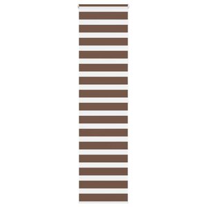 vidaXL Store zèbre marron 60x200 cm largeur du tissu 55 9 cm polyester