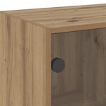 vidaXL Buffet chêne artisanal 102x37x75 5 cm bois d'ingénierie