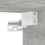 vidaXL Ensemble de meubles TV 10 Pièces Gris béton Bois d'ingénierie