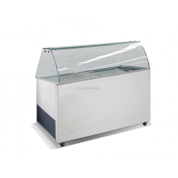Vitrine à glace 10 x 5 litres tenerife - combisteel - r290 - acier inoxydable454 1439x727x1229mm