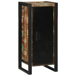 vidaXL Cabinet de salle de bain Marron Bois massif de récupération