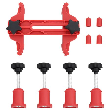 vidaXL Kit d'outils de serrage à cames 5 Pièces