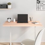 vidaXL Dessus de bureau 100x60x2 5 cm bois massif de hêtre