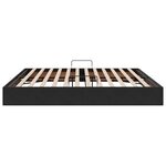 vidaXL Cadre de lit ottoman avec stockage Noir 200 x 200 cm Velours