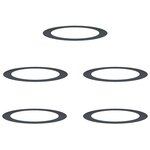 vidaXL Pot Anthracite Anthracite Plastique Grand Durable Grand Pot
