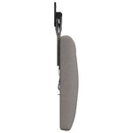 vidaXL Tête de lit suspendue Taupe Tissu