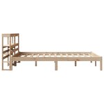 vidaXL Cadre de lit sans matelas 120x190 cm bois de pin massif