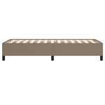 vidaXL Cadre de lit sans matelas taupe 80x200 cm tissu