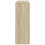 vidaXL Cloison de séparation chêne sonoma bois d'ingénierie