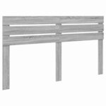 vidaXL Tête de lit Gris Sonoma 200 cm Bois d'ingénierie