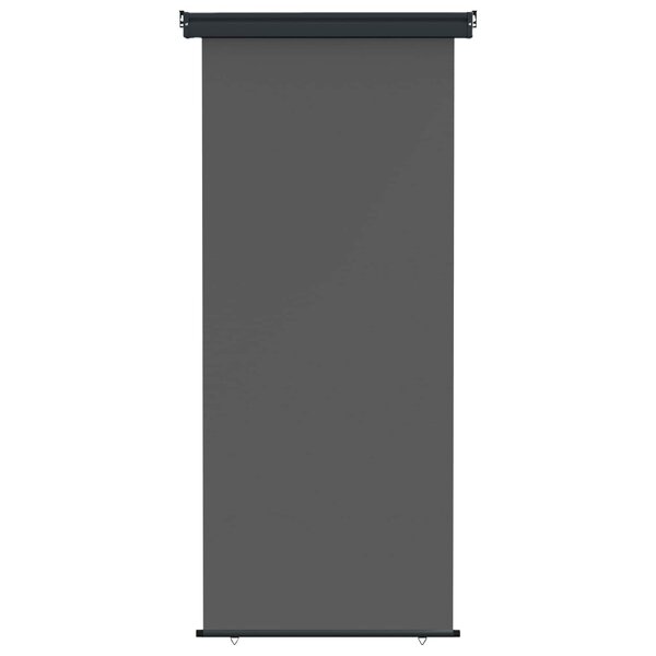 vidaXL Store latéral de balcon 100  polyester fer acier