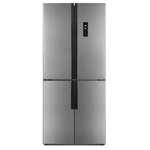 SCHNEIDER SCWMD430IX - Réfrigérateur multiportes - 418 L (274 + 144 L) - Froid no frost - A+ - L 78,5 x H 181,5 cm - Inox