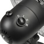 Bestron Ventilateur rétro de bureau DFT35Z 35 cm 35 W Noir