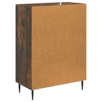 vidaXL Buffet Chêne fumé 66 x 34 5 x 89 5 cm Bois d'ingénierie