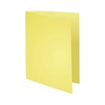 Paquet de 100 chemises JURA PEAU en carte 160 grammes jaune EXACOMPTA